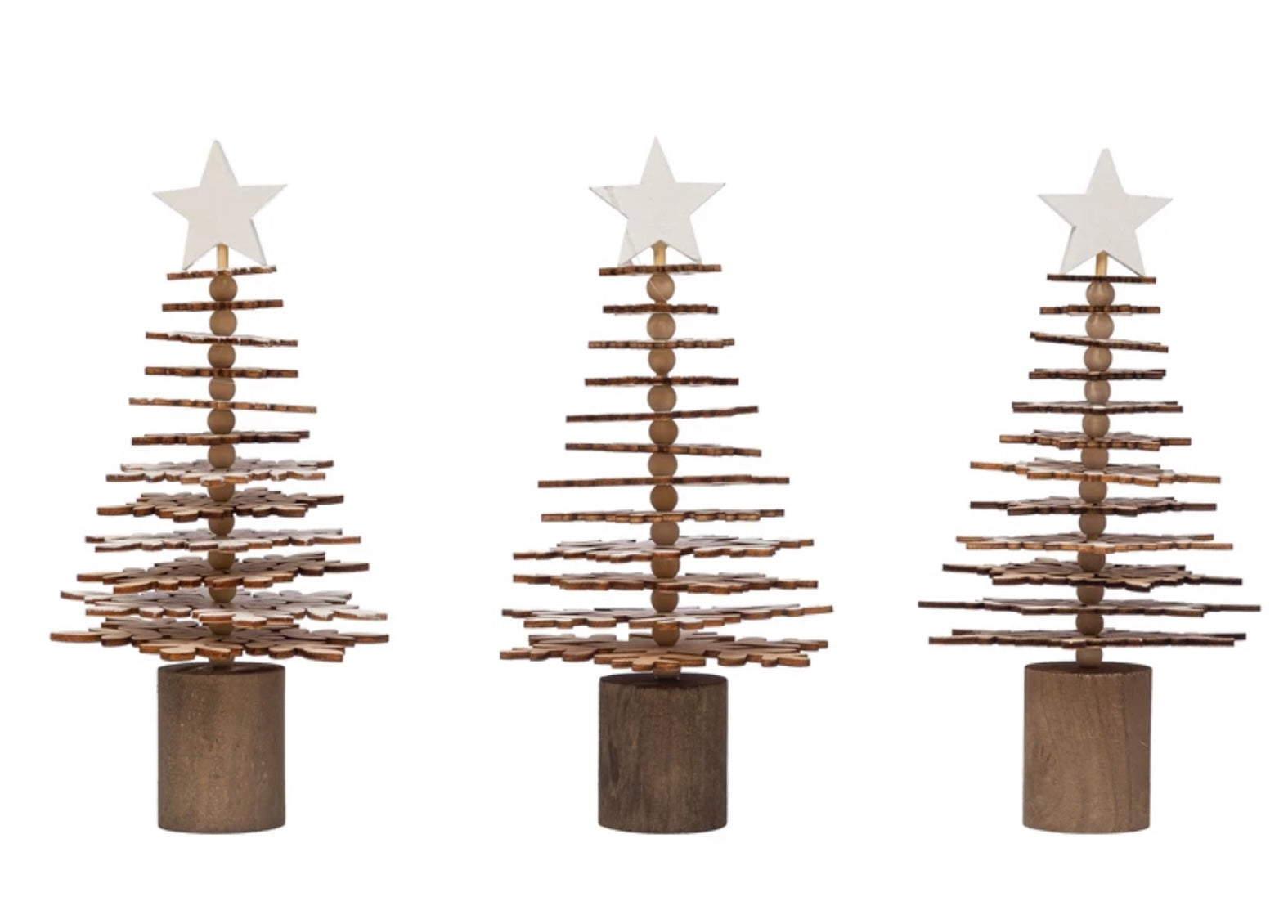 Wood Christmas Tree, 3 Styles