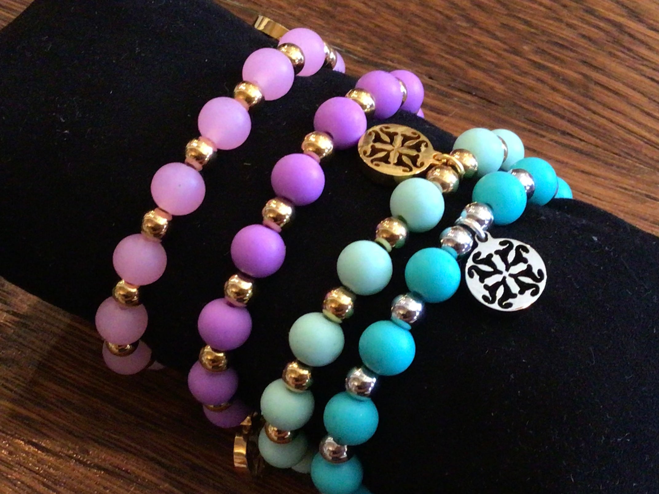 Erin Silicone Beaded Bracelet