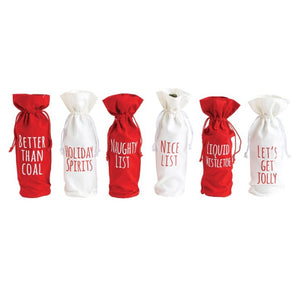 Drawstring Wine Bag