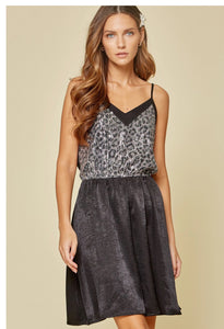 Satin Sequin Dress