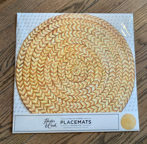 Die Cut Braided Jute Placemat
