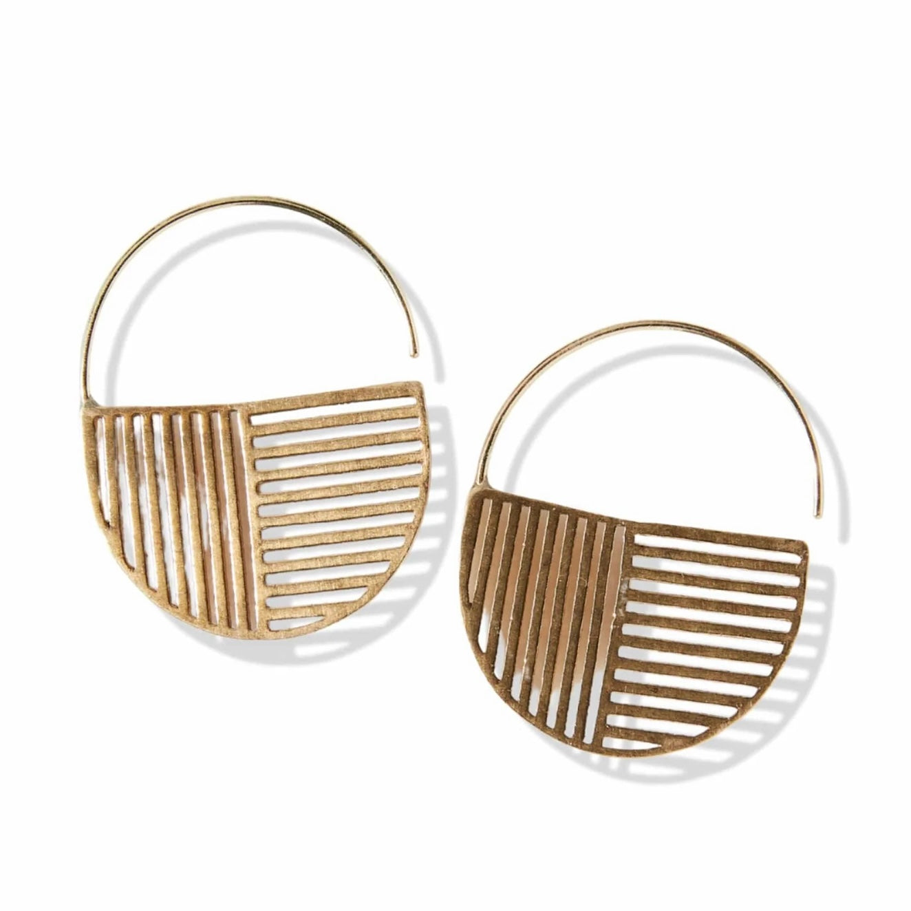 Opposite Lines Hoop Earring’s