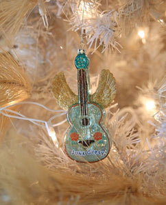 Winged Guitar Ornament