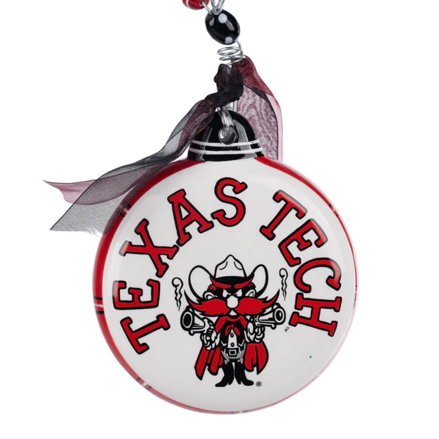 Texas Tech Puff Ornament