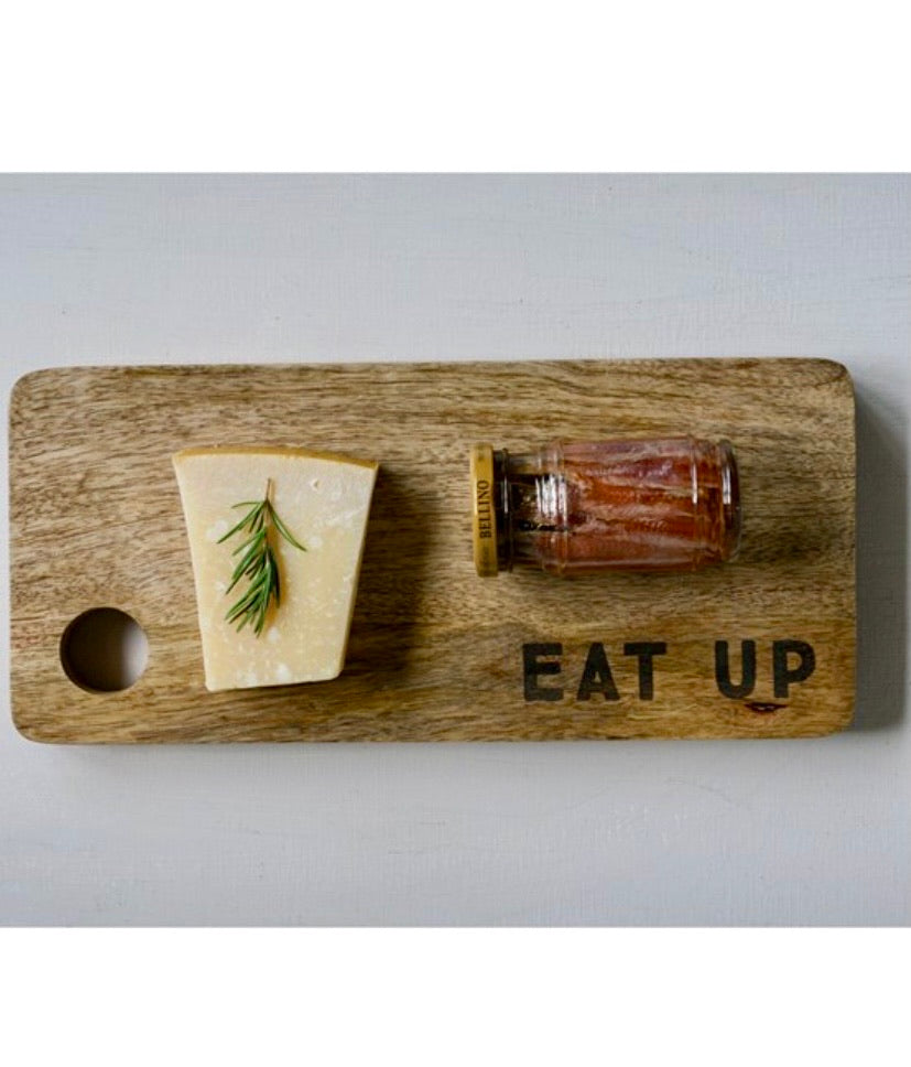 “Eat Up” charcuterie board