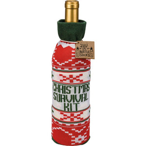 Bottle Sock - Christmas Survival Kit