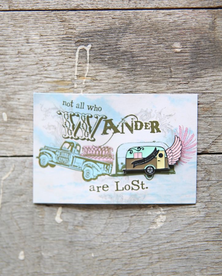 Wanderlust Airstream Enamel Pin