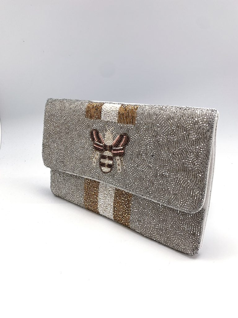 2 Tone Bee Bag Clutch