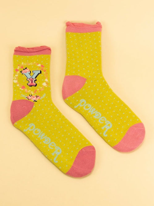 A-Z Ankle Socks