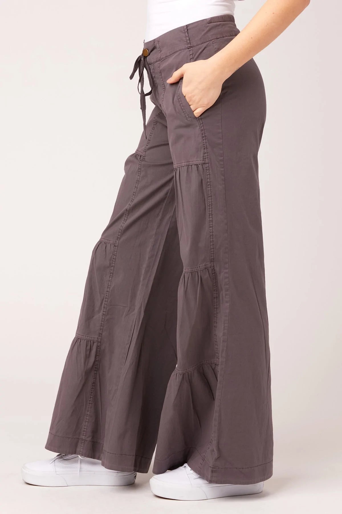 Terraced Wide Leg Pants