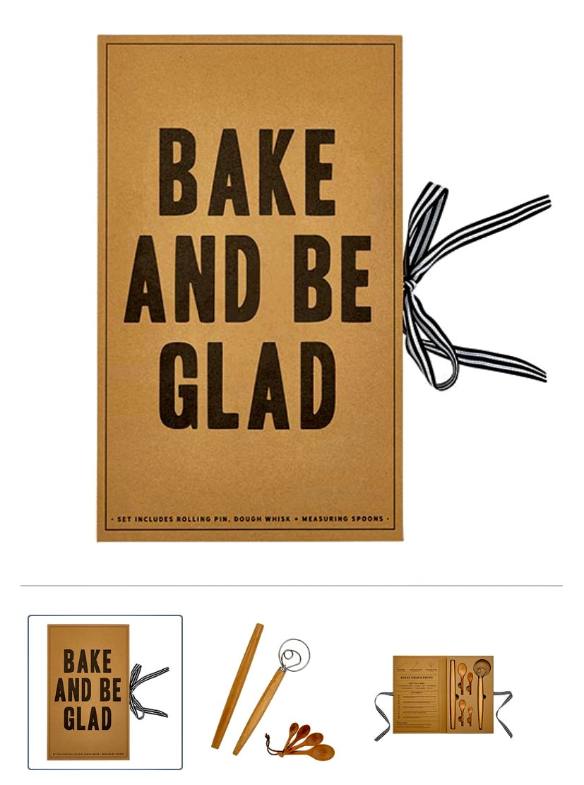 Book Baking Set: Bake and Be Glad!