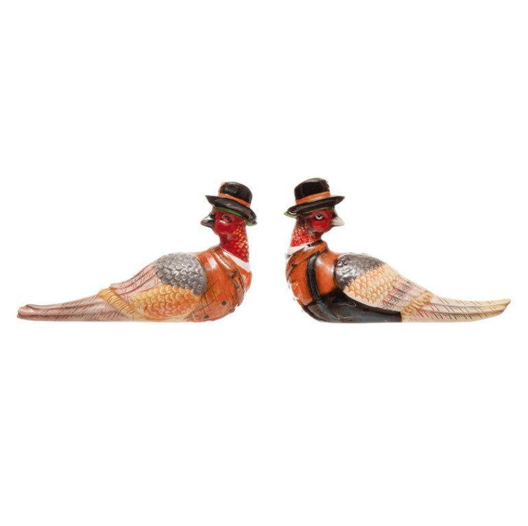 Hand-Painted Ceramic Turkey Salt & Pepper Shakers