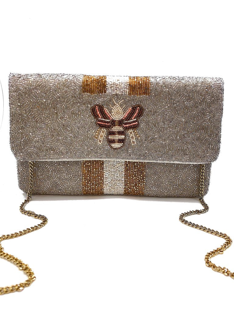 2 Tone Bee Bag Clutch