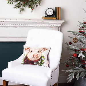 Christmas Pig Pillow