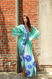 Front Button Down Satin Maxi Dress