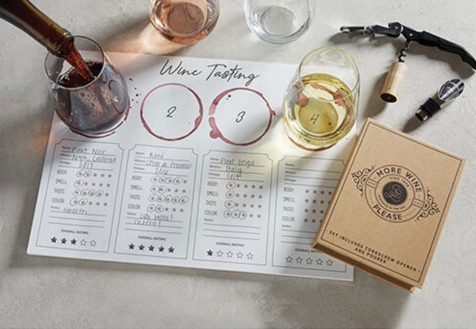 Cardboard Book Set - Wine