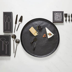 Matte Black Salad Set