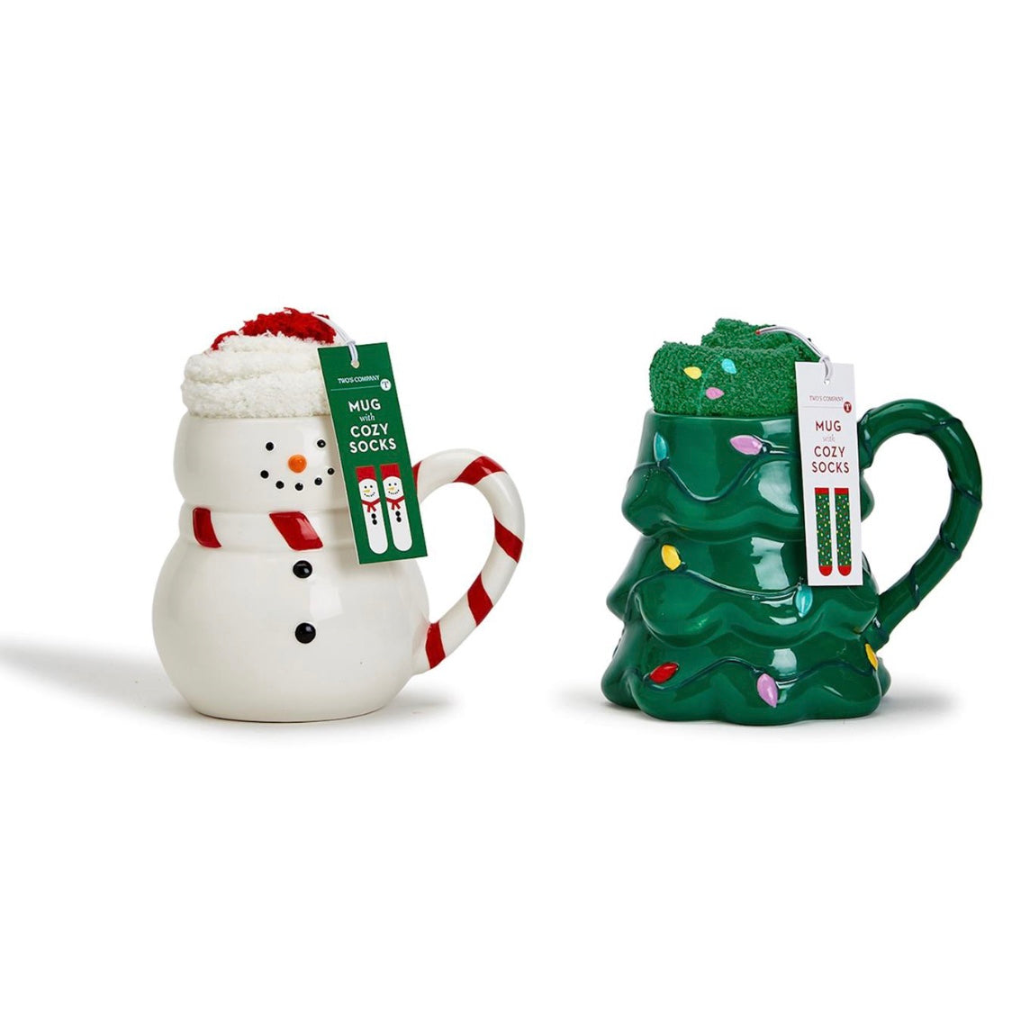 Festive Mug with Super Soft Cozy Socks