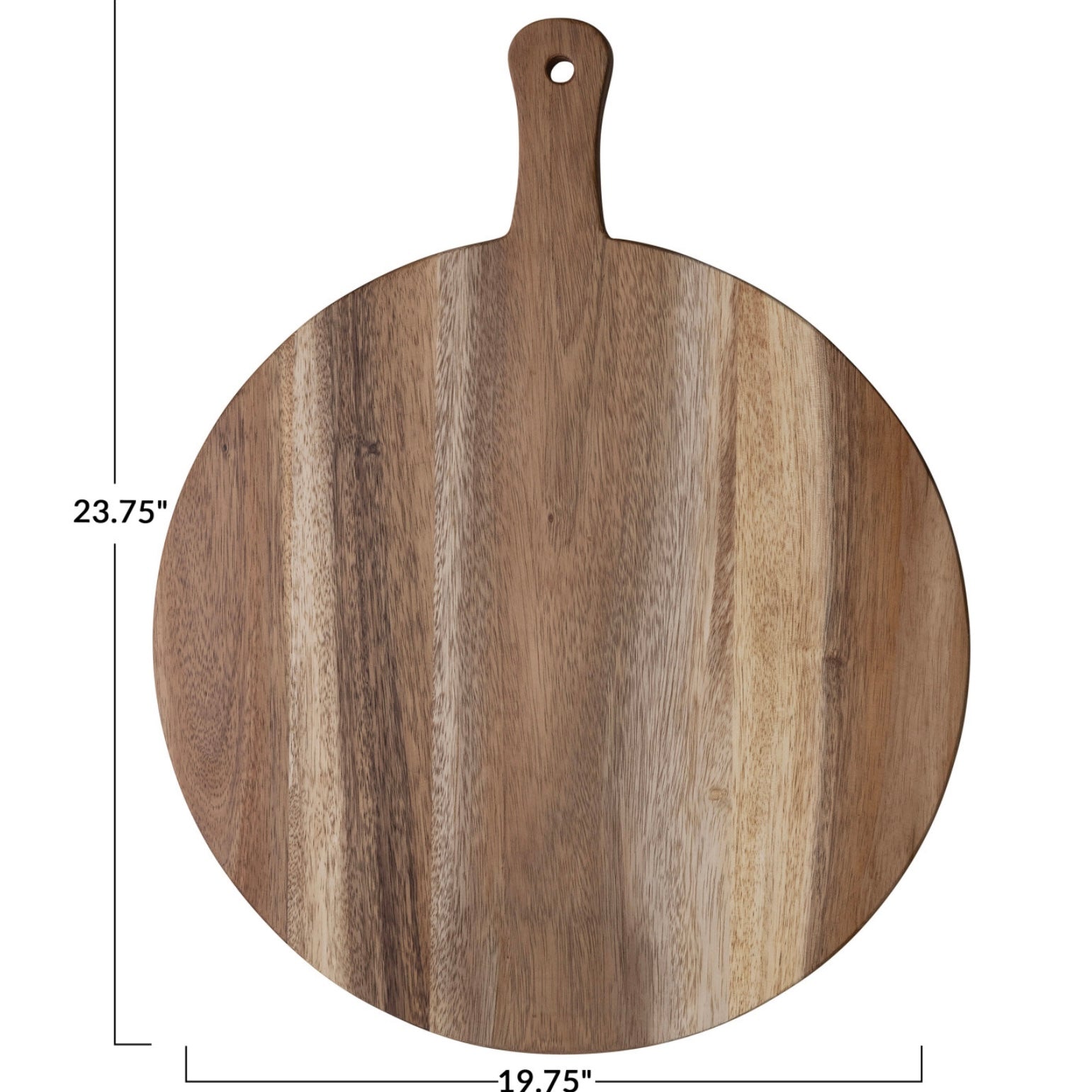 Suar Wood Cheese/Cutting Board w/ Handle