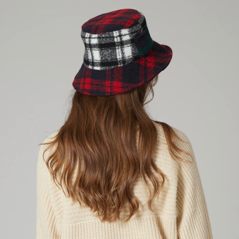 Anita Mixed Plaid Bucket Hat