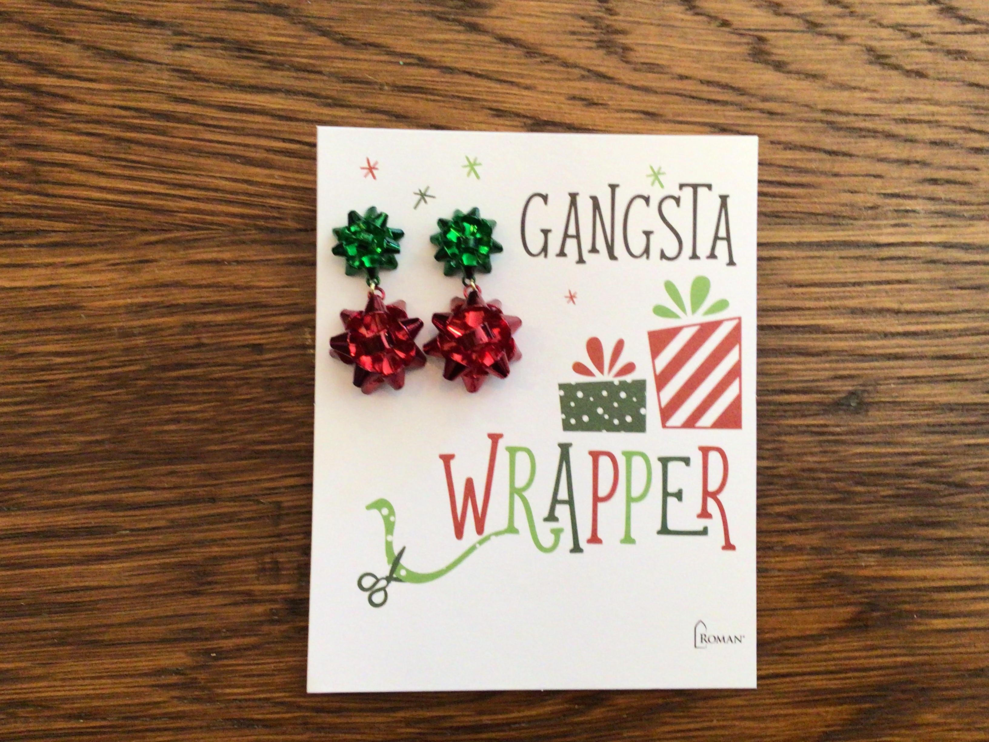 Gangsta Wrapper Earrings