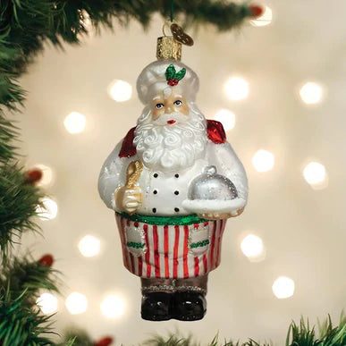 Chef Santa Ornament