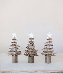 Wood Christmas Tree, 3 Styles