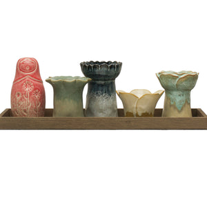 Stoneware Vases/Votives