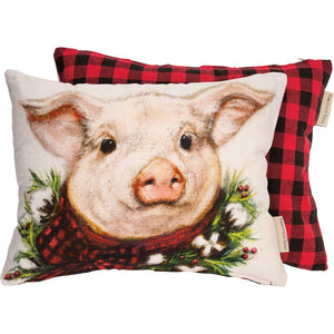 Christmas Pig Pillow