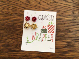 Gangsta Wrapper Earrings