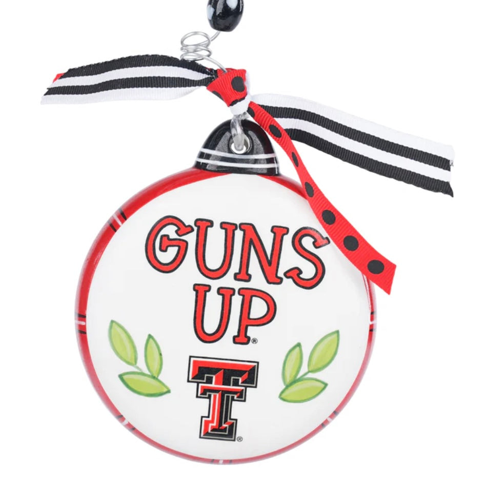 Texas Tech Puff Ornament