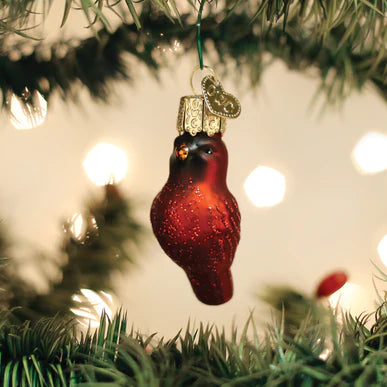 Mini Red Cardinal Ornament