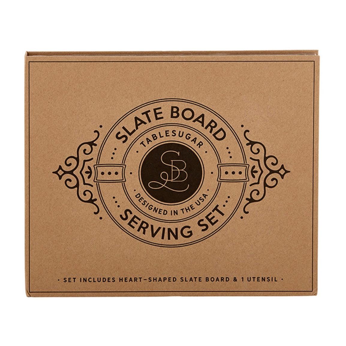 Slate Board Serving Book Box