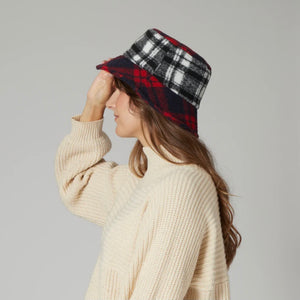 Anita Mixed Plaid Bucket Hat