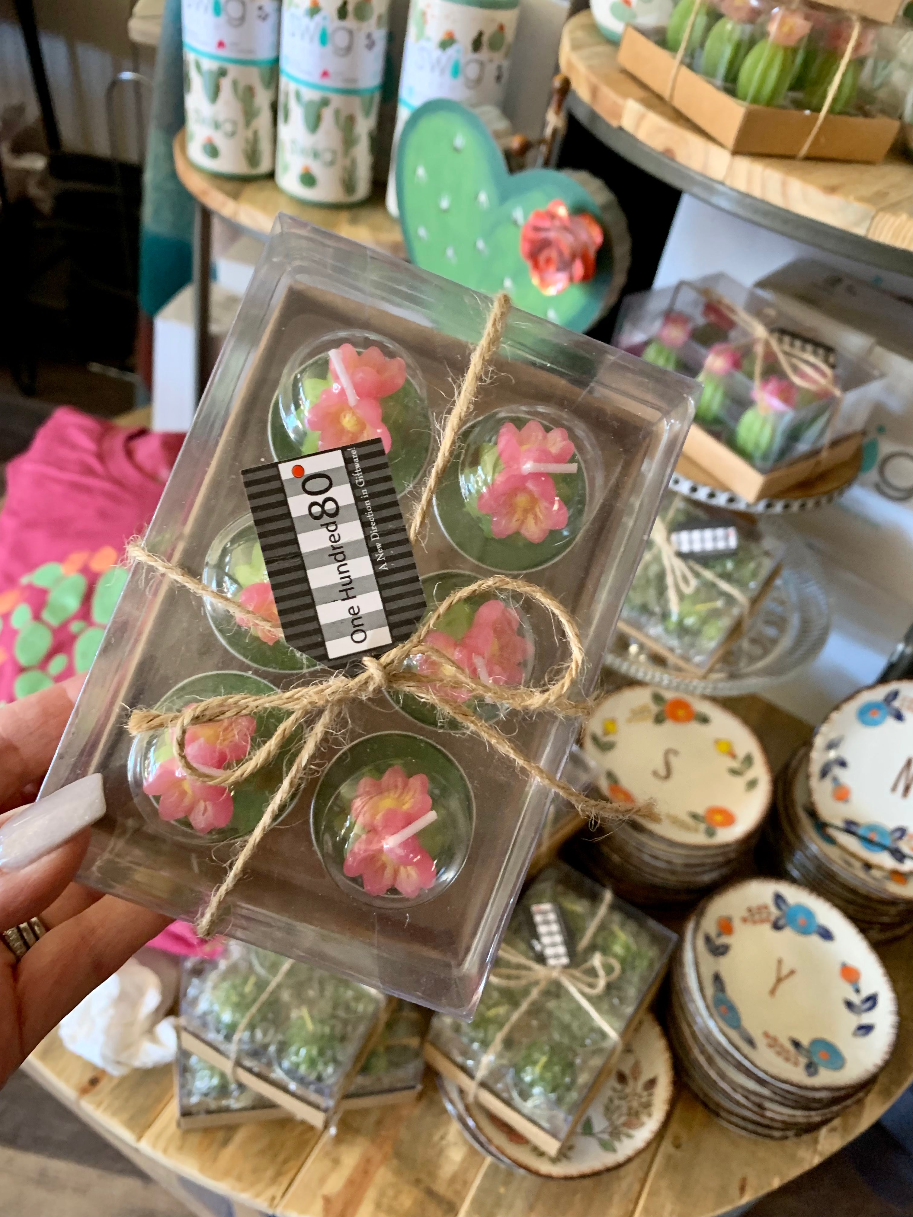 Mini Cactus Tealights