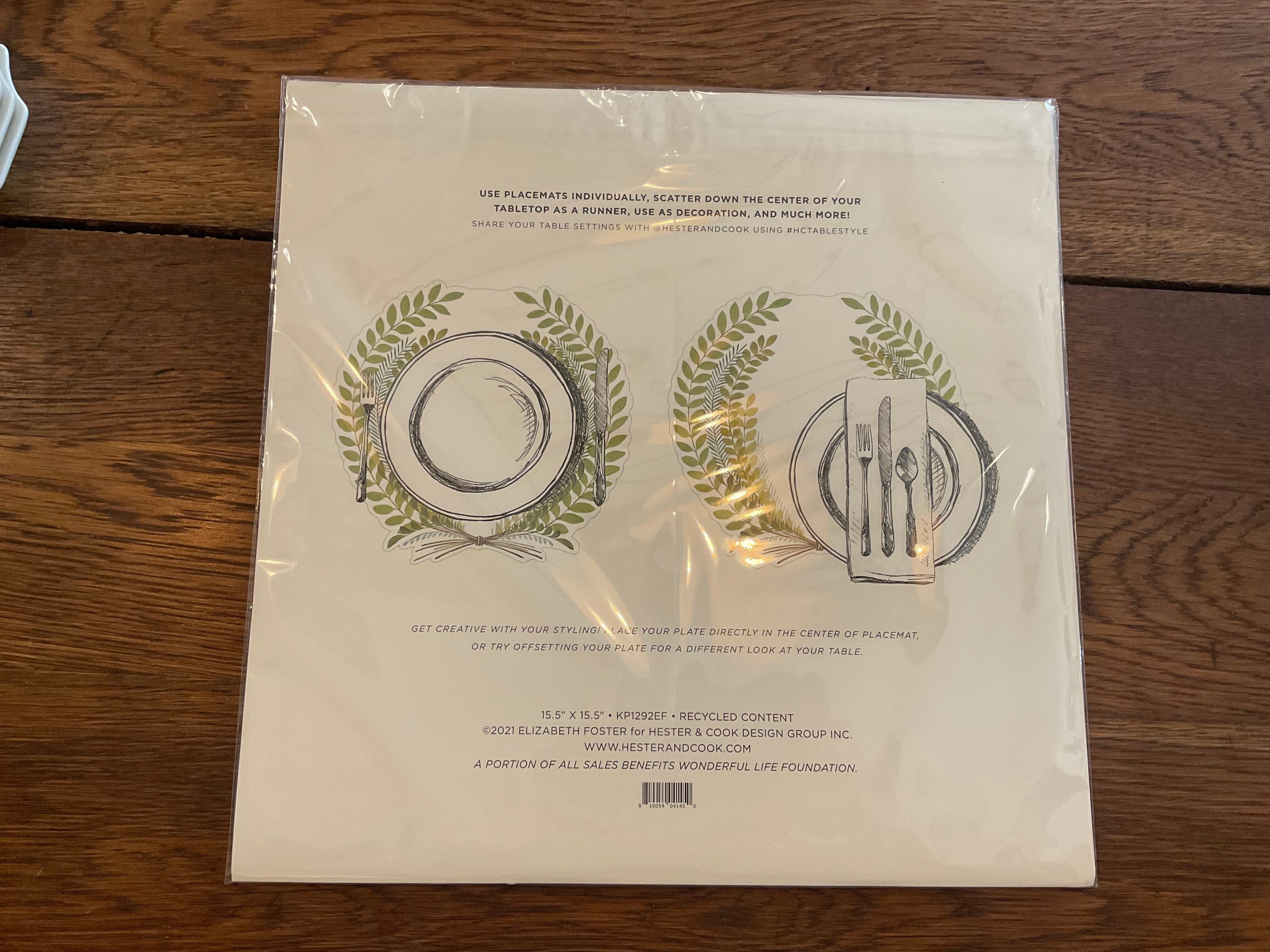 Seedling Wreath Placemat