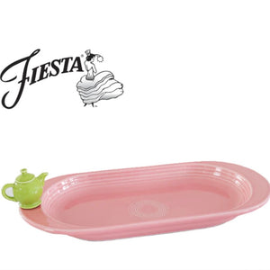 Fiesta bread tray and tea pot mini