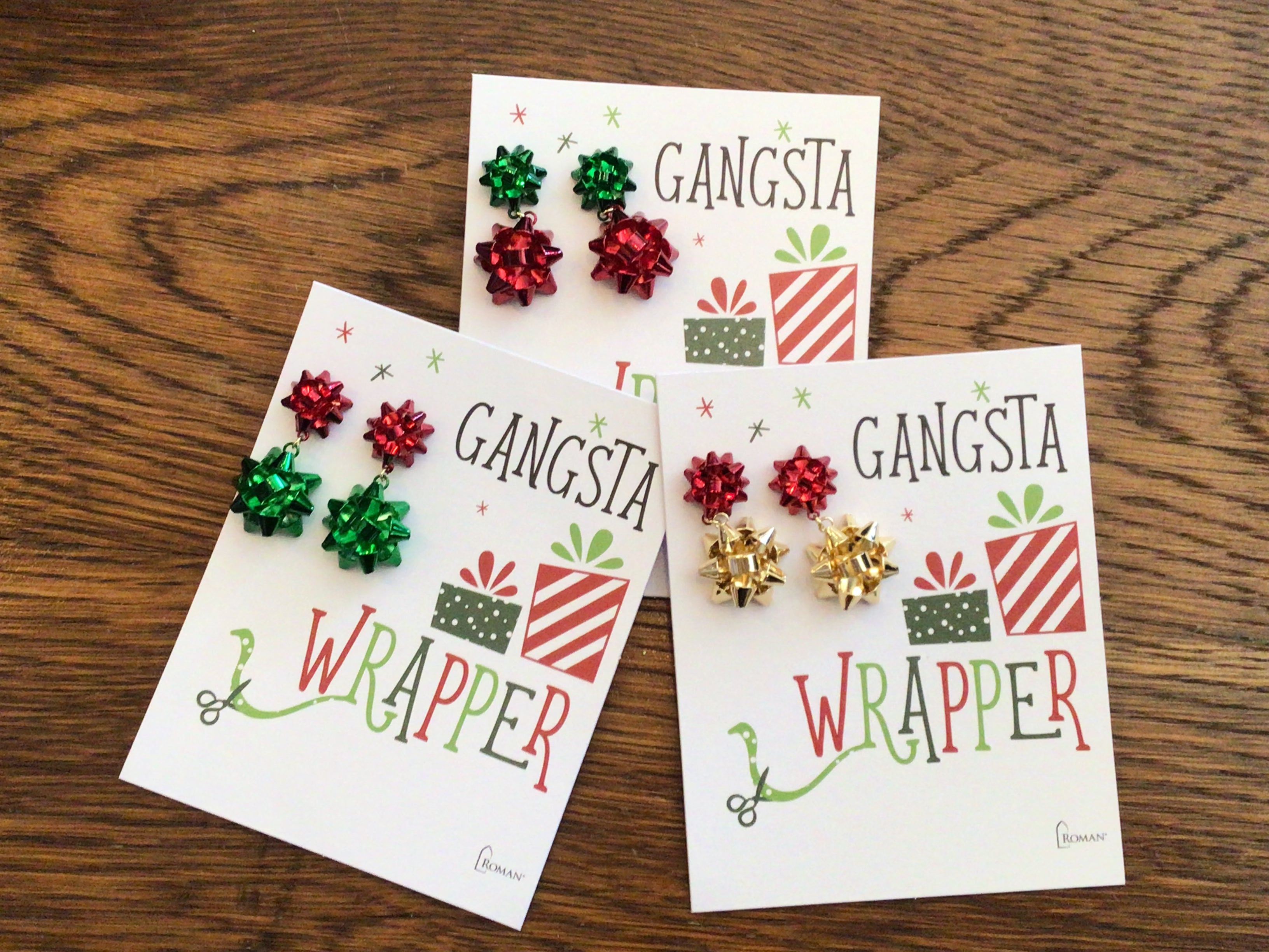 Gangsta Wrapper Earrings