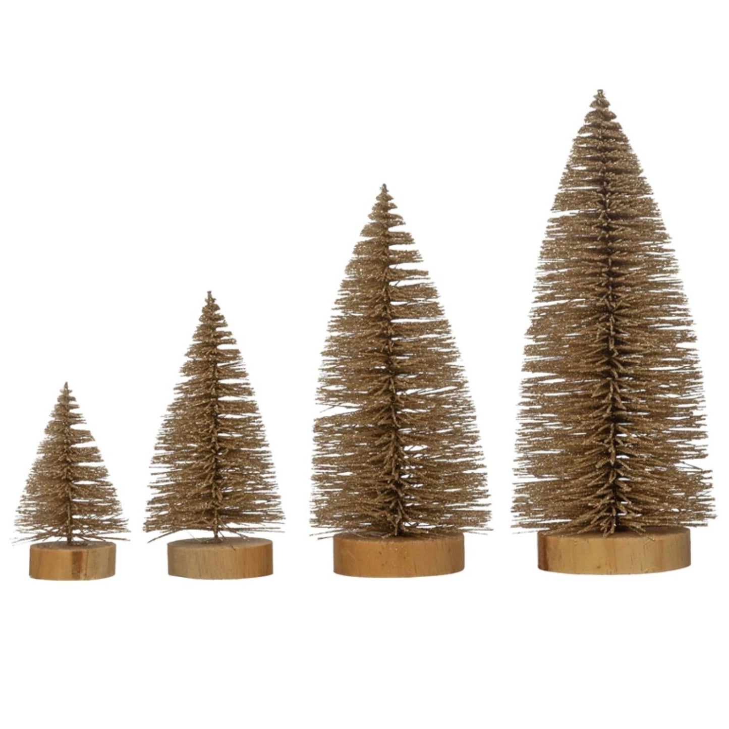 Plastic Bottle Brush Trees